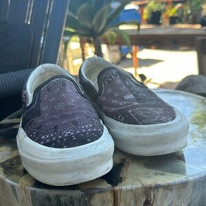 Vans Kith x Vault OG Classic Slip-On LX 'Bandana - Moonless Night'